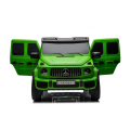Elektrické autíčko Mercedes G63 AMG 2x24V 4x200W XXL + MP4 - lakované zelené 