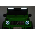 Elektrické autíčko Mercedes G63 AMG 2x24V 4x200W XXL + MP4 - lakované zelené 