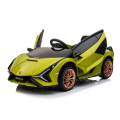 Dětské elektrické auto Lamborghini Sián s dálkovým ovladačem - zelené 