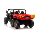 Elektrické autíčko Farmer Truck 24V 4x200W s dálkovým ovládáním - Červené