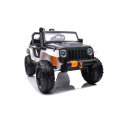 Elektrické autíčko Jeep 4Speed 24V 4x200W s dálkovým ovládáním - Bílé