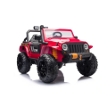 Elektrické autíčko Jeep 4Speed 24V 4x200W s dálkovým ovládáním - Červené
