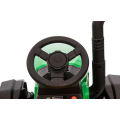 Dětský elektrický traktor s vlečkou 12V 7Ah dálkové ovládání - Zelený