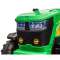 Dětský elektrický traktor s vlečkou 12V 7Ah dálkové ovládání - Zelený
