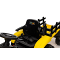 Dětský elektrický traktor s vlečkou 12V 7Ah dálkové ovládání - Zelený