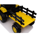 Dětský elektrický traktor s vlečkou 12V 7Ah dálkové ovládání - Červený