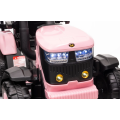 Dětský elektrický traktor s vlečkou 12V 7Ah dálkové ovládání - Růžový