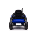 Dětský elektrický traktor s vlečkou 12V 7Ah dálkové ovládání - Modrý
