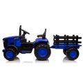 Dětský elektrický traktor s vlečkou 12V 7Ah dálkové ovládání - Modrý