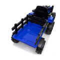 Dětský elektrický traktor s vlečkou 12V 7Ah dálkové ovládání - Modrý