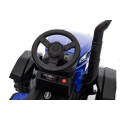 Dětský elektrický traktor s vlečkou 12V 7Ah dálkové ovládání - Modrý