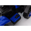 Dětský elektrický traktor s vlečkou 12V 7Ah dálkové ovládání - Modrý