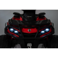 Dětská elektrická čtyřkolka Can-Am Outlander ATV 24V 4x200W dálkové ovládání - Červená