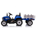 Elektrický traktor Blow 12V s dálkovým ovladačem - Modrý