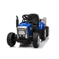 Elektrický traktor Blow 12V s dálkovým ovladačem - Modrý