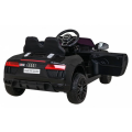 Elektrické autíčko Audi R8 Spyder 2x 6V dálkové ovládání - černé