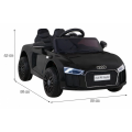Elektrické autíčko Audi R8 Spyder 2x 6V dálkové ovládání - Modré