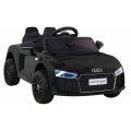 Elektrické autíčko Audi R8 Spyder 2x 6V dálkové ovládání - černé