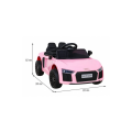 Elektrické autíčko Audi R8 Spyder 2x 6V dálkové ovládání - Růžové