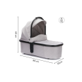 Korbička pro kočárek Fillikid Duette - Grey