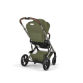 Kočárek 2v1 Cybex BALIOS S LUX + skládací korbička Cot Fold - Moss Green 2026
