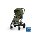Kočárek 2v1 Cybex BALIOS S LUX + skládací korbička Cot Fold - Moss Green 2026
