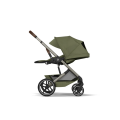 Kočárek 2v1 Cybex BALIOS S LUX + skládací korbička Cot Fold - Moss Green 2026