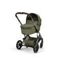 Kočárek 2v1 Cybex BALIOS S LUX + skládací korbička Cot Fold - Moss Green 2026