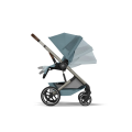 Kočárek 2v1 Cybex BALIOS S LUX + skládací korbička Cot Fold - Stormy Blue 2026