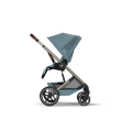 Kočárek 2v1 Cybex BALIOS S LUX + skládací korbička Cot Fold - Stormy Blue 2026