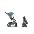 Kočárek 2v1 Cybex BALIOS S LUX + skládací korbička Cot Fold - Stormy Blue 2026