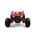 Elektrické autíčko Buggy Bumper 66 24V 4x200W | EVA | LED | 2,4Ghz | ECO kůže - Červené