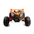Elektrické autíčko Buggy Bumper 66 24V 4x200W | EVA | LED | 2,4Ghz | ECO kůže - Oranžové