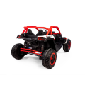 Elektrické autíčko Buggy Bumper 66 24V 4x200W | EVA | LED | 2,4Ghz | ECO kůže - Červené