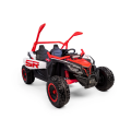 Elektrické autíčko Buggy Bumper 66 24V 4x200W | EVA | LED | 2,4Ghz | ECO kůže - Červené