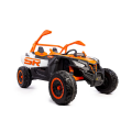 Elektrické autíčko Buggy Bumper 66 24V 4x200W | EVA | LED | 2,4Ghz | ECO kůže - Oranžové
