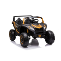 Elektrické autíčko Buggy UTV 24V 4x200W 24V 14Ah + dálkové ovládání - Zlaté
