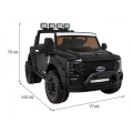 Elektrické autíčko Ford Super Duty 12V 4x45W dálkové ovládání -  černé