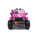 Elektrické autíčko Jeep 4Speed 24V 4x200W s dálkovým ovládáním - Růžové