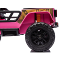 Elektrické autíčko Jeep 4Speed 24V 4x200W s dálkovým ovládáním - Růžové