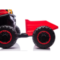 Elektrické autíčko Buggy UTV 4x4 s vlečkou 24V 4x200W dálkové ovládání - Zelené