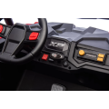 Elektrické autíčko Buggy UTV 4x4 s vlečkou 24V 4x200W dálkové ovládání - Černé