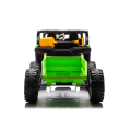 Elektrické autíčko Buggy UTV 4x4 s vlečkou 24V 4x200W dálkové ovládání - Zelené