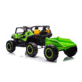 Elektrické autíčko Buggy UTV 4x4 s vlečkou 24V 4x200W dálkové ovládání - Zelené