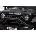 Elektrické autíčko Speed Offroad černé 4x45W 12V 7Ah dálkové ovládání - Bílé