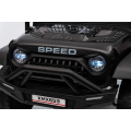 Elektrické autíčko Speed Offroad černé 4x45W 12V 7Ah dálkové ovládání