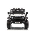 Elektrické autíčko Speed Offroad černé 4x45W 12V 7Ah dálkové ovládání - Bílé