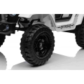 Elektrické autíčko OFF ROAD EXTREME 4x4 24V 200W 50kg dálkové ovládání - Bílé