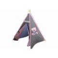 Jasmine Teepee stan pro děti - Šedá/růžová 01G