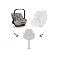 Polohovací autosedačka Silver Cross Glide Plus 360 - Natural Taupe